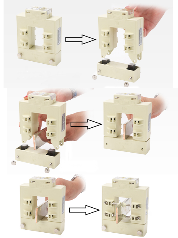 AKH-0.66K-30*20 split core current transformer for busbar